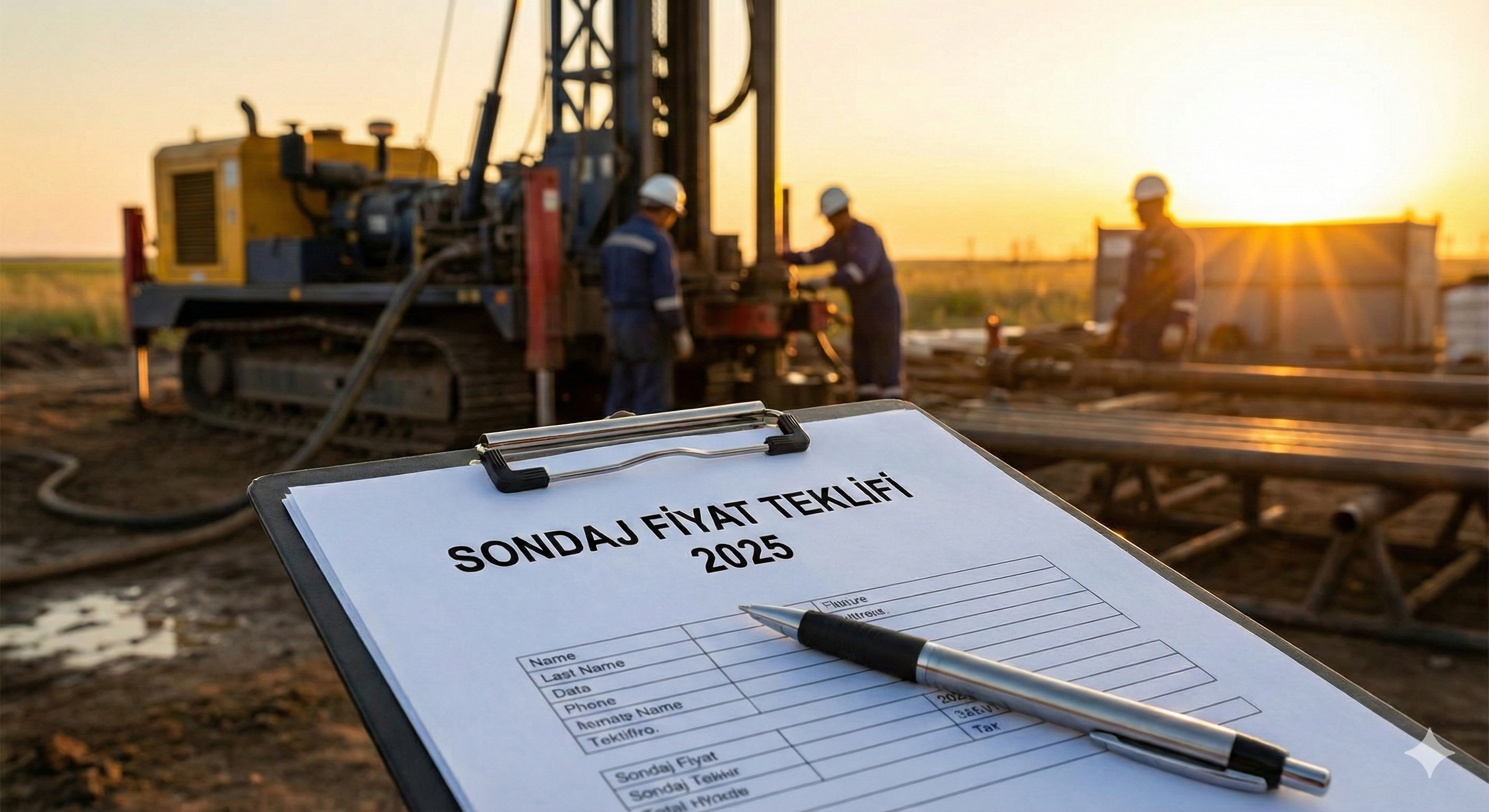 Tekirdağ'da Su Sondajı Fiyatları 2025